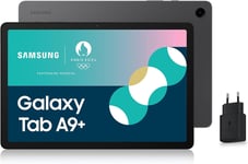 Galaxy Tab A9+ Tablette Android,64 Go De Stockage,Grand Écran De 11"",Wifi,Son 3D,Anthracite,Avec Chargeur Secteur Rapide 25W Inclus (Version Fr)