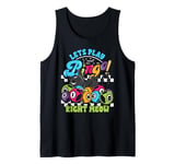 Bingo Player Cat Lover Lets Play Bingo Right Meow Gambling Tank Top