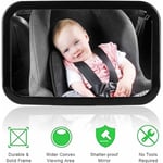 Fei Yu - Miroir de Voiture pour Bébé, Miroir Auto de Voiture pour Bébé sur Siège Arrière - Rotation 360° - Inclinable + Orientable