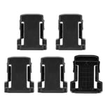 5x Battery Buckle Mount Holder Accessory For Milwaukee M18 Battery Black Fit