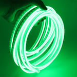 XUNATA Lumière au néon LED, 12V 2835 120leds / m imperméable à l'eau flexible LED Light Strip au néon avec, pour Chambre, Noël, Fête, etc (Vert,5M