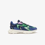 Lacoste Womenss L003 Neo Trainers in Blue green Leather (archived) - Size UK 6.5