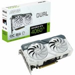 ASUS GeForce RTX 4060 Ti DUAL OC WHITE, graphics card (white, DLSS 3, 3x DisplayPort, 1x HDMI 2.1)