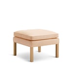 Fredericia Furniture - Mogensen 2202 Ottoman, Oak soap, Leather Cat. 3 - 90 Natural - Sittpuffar - Børge Mogensen - Brun