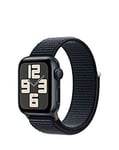 Apple Watch SE GPS 40mm Midnight Aluminium Case with Midnight Sport Loop