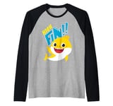 Baby Shark High Fin Smiling Raglan Baseball Tee