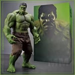 Avengers 16.5" Hulk Articulated Poseable Action Figure Statute Fine Art Toy