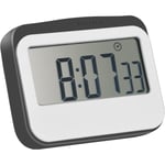 Magnetisk Digital 24 Timmars Kök Timer/Klocka Med Stor Skärm (1st, Grå)