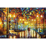 XYDXDY Jigsaw Puzzles For Adults 2000 Classic Jigsaw Oil Painting On The Road There Are You Adult Puzzles Demanding Jigsaw Puzzle Skills Game For The Whole Family