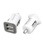 USAMS Universal Dual USB 2 Port 3.1AMP 5V Car Charger for IOS Android Nokia ETC