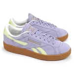 Reebok Femme Club C Grounds UK Sneaker, DUSKPURPLE/ASTROLIME/Gum, 42.5 EU