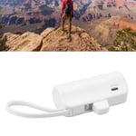 Portable Phone Charger Built In Cable Plug And Play Mini Portable Charger For