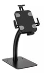 BRATECK Universal Anti-Theft Tablet Countertop Stand. For 7.9&rdquo;-11&rdquo; Tablets Including Apple iPad &amp; Samsung Galaxy. 360&deg; Rotation, Cable Management, Anti Skid Pads. Black Colour