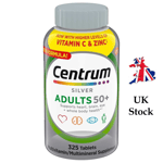 Centrum Silver Adults 50+ Daily Multivitamin Vitamin 325 Tablets ✔️NEW FORMULA✔️