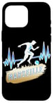 Coque pour iPhone 16 Pro Max supporter de Marseille - idée amateur de foot marseillais