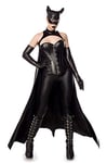 Mask Paradise- Bat Girl Batman Costume de Fille 80147-Costume de Carnaval XL, 80147, Noir