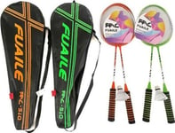 Gazelo Badminton 2 Racketar + 1 Fjäderboll Z9872 Mix Pris Per 1 St