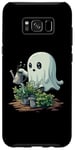 Coque pour Galaxy S8+ Fantôme mignon jardinage plante Halloween