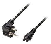 Dexlan Cordon électrique secteur tripolaire pour PC 1.8 m Noir