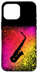 Coque pour iPhone 16 Pro Max Art pour Professeur Saxophone Une Saxophone Alto Génial