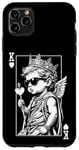 Coque pour iPhone 11 Pro Max Cupid Valentine King Of Hearts Card Poker Player