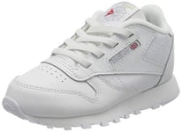 Reebok Unisex Baby Classic Leather Gymnastics Shoe, Ftwr White Ftwr White Ftwr White, 8.5 UK Child