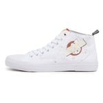 Akedo x Tom & Jerry Drawing Board White Signature High Top - UK5 / EU38