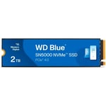 WD Blue SN5000 2 TB, SSD (blue, PCIe 4.0 x4, NVMe, M.2 2280)