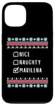 Coque pour iPhone 13 Gentile Coquine Noël Marilena Pull Moche