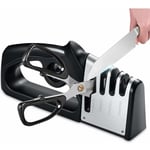 ABC - 4 en 1 Aiguiseur de Cuisine Affuteur Couteau et Ciseaux,Aiguiseur Couteaux Professionnel, Knife Sharpener avec Gomme antidérapante pour