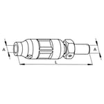 50 stk Samontec PDH M8 pendeloppheng