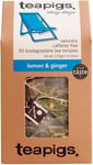 Teapigs Lemon and Ginger Tea Bags Made With Whole Leaves (1 Pack of 50 Tea Bags