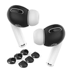 Ahastyle AirPods Pro 3-pack Ear Pads i silikon, svart