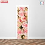 Sticker Porte Lit de Roses 204 x 63 cm