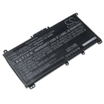 vhbw batterie compatible avec HP 15-da0315ng, 15-da0700ng, 15Q-DS0019TU, 15Q-DY0002AU, 15S-FQ0000UR laptop (3550mAh, 11.55V, Li-Polymère, noir)