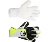 Soft Advanced målvaktshandskar Herr white/fluo yellow/black 4