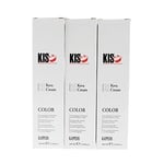 KIS KeraCream Color - Crème permanente pour cheveux - 100 ml - Rouge - Haut pouvoir couvrant - Couleur intense - Infusion de kératine - Respectueux des animaux et durable