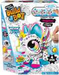 BUILD A BOT - PEGASUS - Robot Animal Intéractif à Construire et Personnaliser - Pour Enfants dès 4 ans - 20 Pièces à Assembler + Feutres, Stickers & Gemmes - Licorne Intéractive - Piles Non Incluses