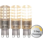 Dimbar Stiftlampa LED 4,0W 500lm G9 3-step dimming