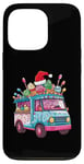 Coque pour iPhone 13 Pro Chapeau de Noël Camion de glace