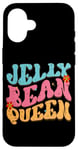 iPhone 16 Jelly Bean Queen Groovy Lettering Vibes Case