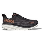 HOKA Clifton 9 löparskor (dam) - Black/Copper, 42