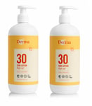 Derma - Sun Lotion SPF 30 500 ml x 2