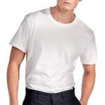 Bread and Boxers Pima Cotton Crew Neck Vit bomull Small Herr