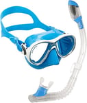 Cressi - Marea Junior Masque de Plongée Enfant 6-13 Ans + Minidry Tuba Snorkeling Plongée Enfant