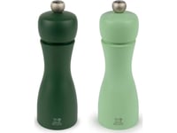 Młynek Do Przypraw Peugeot Peugeot Tahiti Pepper/Salt Mill Set 2 Pieces 15 Cm Green