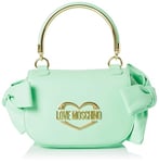 Love Moschino Women's jc4203pp1i BORSA A Mano, Mint, 20X14X8