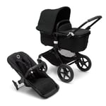 Bugaboo Fox 3 Complete Barnvagn Black/Midnight Black | Svart | 0-3