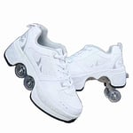 Duvetset Roller Skates, 2in1 Multipurpose Shoes，Skateboarding Shoes, Multifunctional Deformed Shoes Children Students Adult Roller Skating Roller Skates Outdoor Sports Skating Travel Best Choice,34