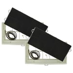 2x Activated Carbon Filter for Miele 5033.21S DA106BRAUN 5033.11H DA104BRAUN